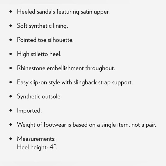 NWOT- Betsey Johnson ‘SB-Rocky’ Crystal Embellished Slingbacks - Picture 3 of 10